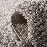 Charger l&#39;image dans la visionneuse de galerie, Tapis d&#39;intérieur rond Safavieh Shag Felicia Silver 4 pi x 4 pi
