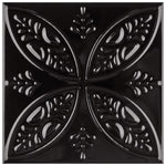 Load image into Gallery viewer, Merola Tile Trend Black 7-7/8 in. x 7-7/8 in. Ceramic Wall Tile (9.24 sq. ft./Case)
