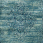 Charger l&#39;image dans la visionneuse de galerie, Safavieh Vintage Melinda Turquoise / Multi 5 ft. 3-inch x 7 ft. 6-inch Oval Indoor Area Rug
