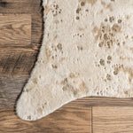 Load image into Gallery viewer, nuLOOM Iraida Faux Cowhide Off-White 4 ft. x 5 ft. Indoor Area Rug
