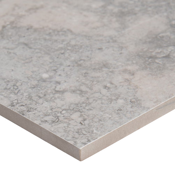 Carreaux de sol et de mur en céramique mat effet pierre, gris Napa, 12 po x 24 po, MSI Stone ULC (16 pi²/caisse)