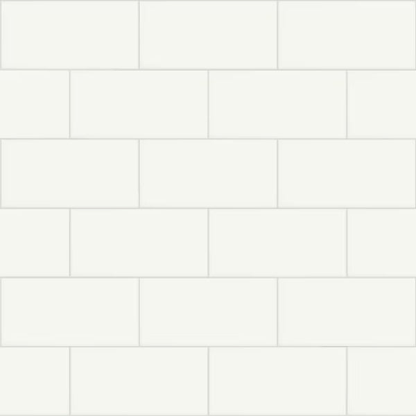 Carrelage mural en céramique pressée Anatolia, 3 po x 6 po, blanc mat (10,66 pi²/caisse)