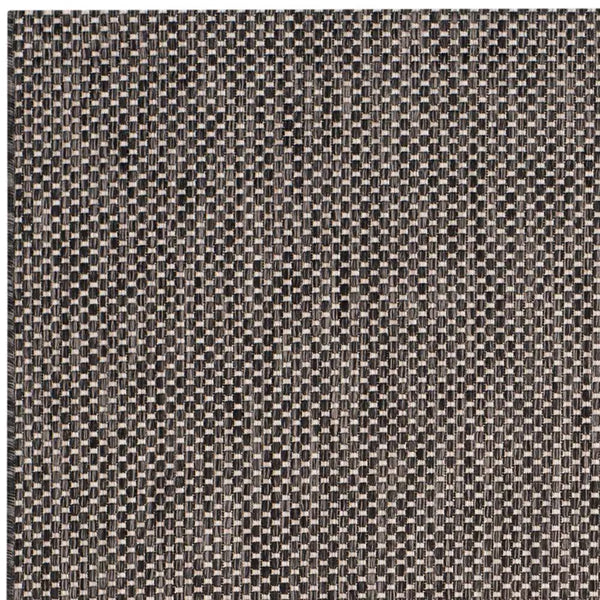 Safavieh Courtyard Neal Black / Beige 4 ft. x 4 ft. Indoor/Outdoor Square Area Rug