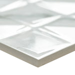 Load image into Gallery viewer, MSI Stone ULC Dymo Statuary Chex White 12 in. x 24 in. Glossy Ceramic Patterned Look Wall Tile (16 Sq. Ft./Case)
