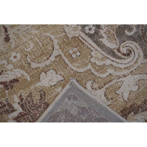 Tapis d'intérieur Juno Timeless Brighton beige/rouille/gris 1,80 m x 2,75 m