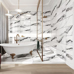 Load image into Gallery viewer, Modamo Mouro Polished White 24 in. x 24 in. Porcelain Floor and Wall Tile (15.49 sq. ft./Case)
