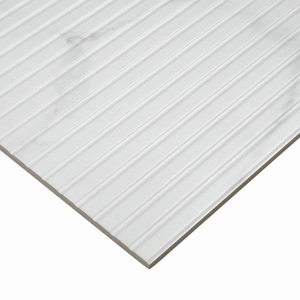 Carreaux muraux en céramique mat MSI UrbanSlat Marmiro Grey, 16 po x 48 po (15,51 pi²/caisse)