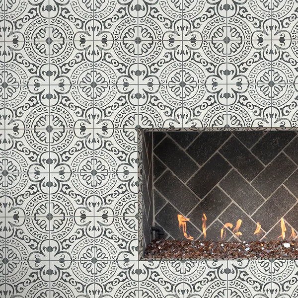 MSI Paloma Encaustic 8 in. x 8 in. Glazed Porcelain Tile (5.16 sq.ft./Case)