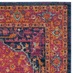 Load image into Gallery viewer, Safavieh Evoke Watson Fuchsia / Orange 5 ft. 1 in. x 5 ft. 1 in. Square Area Rug
