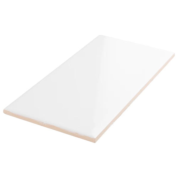 Carreau mural en céramique Merola Tile Projectos Urban, blanc brillant, 3 7/8 po x 7 3/4 po (11,47 pi²/caisse)
