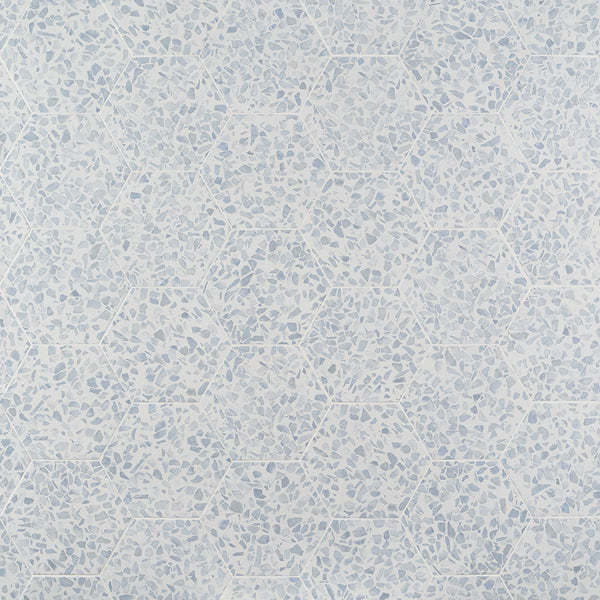 Ivy Hill Tile Fusion Hex Blue Terrazzo 9 in. x 10.5 in. Matte Floor and Wall Tile (8.07 Sq. Ft. / Case)