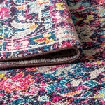 Load image into Gallery viewer, JONATHAN Y Modern Persian Boho Floral Multi/Purple 5 ft. Square Area Rug
