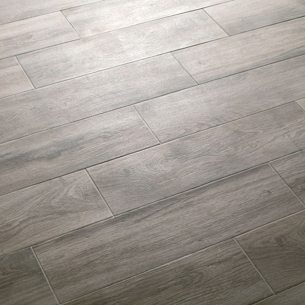 Lifeproof Shadow Wood 6 in. x 24 in. Glazed Porcelain Floor and Wall Tile