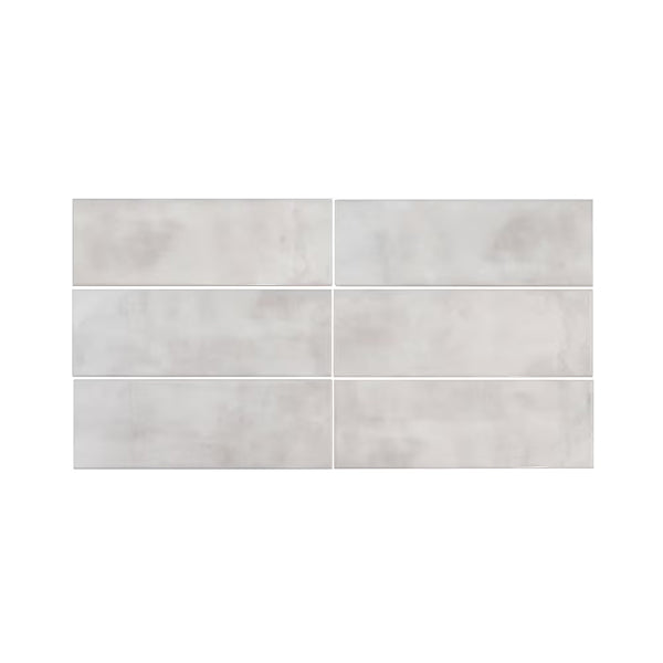 Jeffrey Court Heirloom White 4 in. x 12 in. Gloss Subway Ceramic Wall Tile (10.107 Sq. Ft./Case)