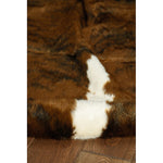 Charger l&#39;image dans la visionneuse de galerie, Tapis d&#39;intérieur décoratif en similicuir de vache Linon Home Décor Products, 91 cm x 152 cm, couleur Brindle
