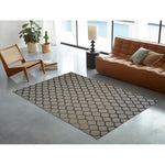 Charger l&#39;image dans la visionneuse de galerie, Tapis d&#39;intérieur Juno Hanna Hitch gris/anthracite 1,5 m x 2,1 m
