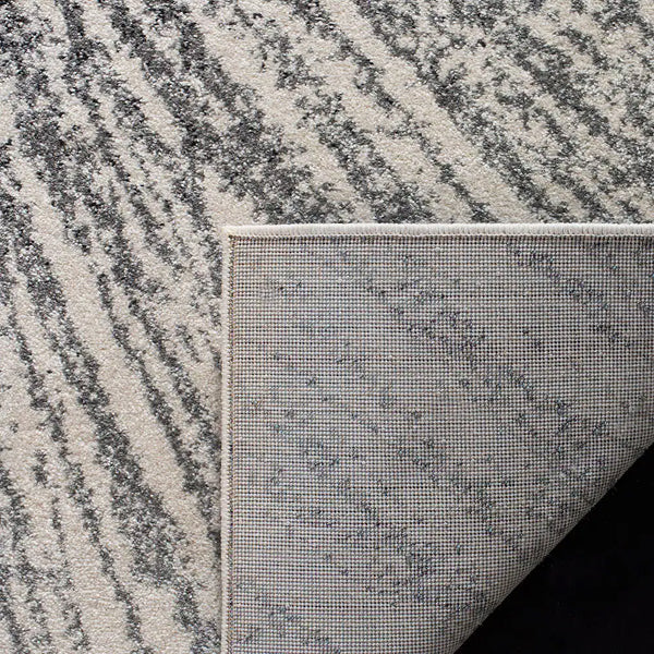 Tapis d'intérieur rond Safavieh Evoke Martin, noir/ivoire, 1,80 m x 1,80 m