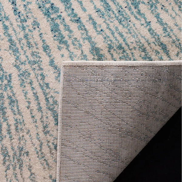 Tapis d'intérieur rond Safavieh Evoke Martin Royal / Ivoire 6 pi 7 po x 6 pi 7 po