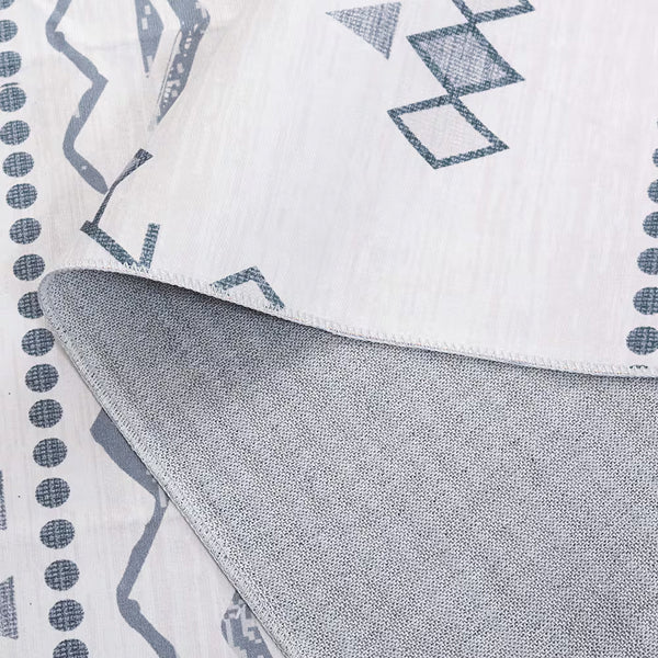 Tapis de couloir d'intérieur lavable en machine Safavieh Arizona Blanca beige/anthracite 2 pi 6 po x 8 pi