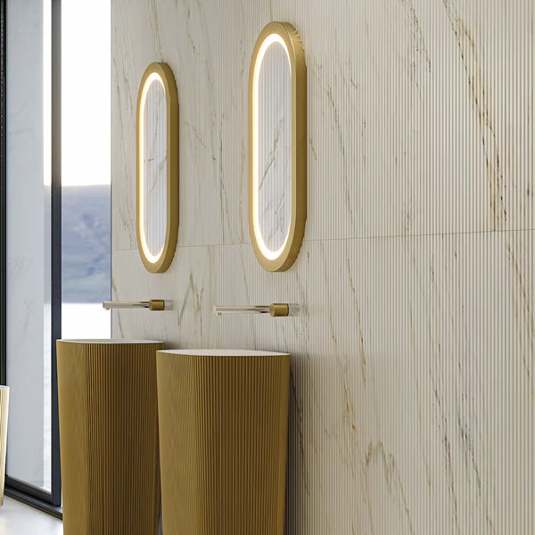 MSI Stone ULC UrbanSlat Marmiro Gold 16-inch x 48-inch Matte Ceramic Wall Tile (15.51 sq. ft./Case)