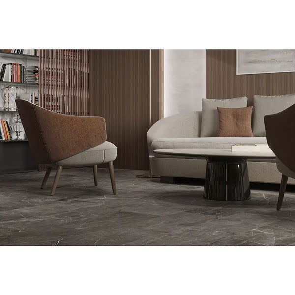 Anatolia Eden Carbon 12 in. x 24 in. Matte Pressed Porcelain Tile