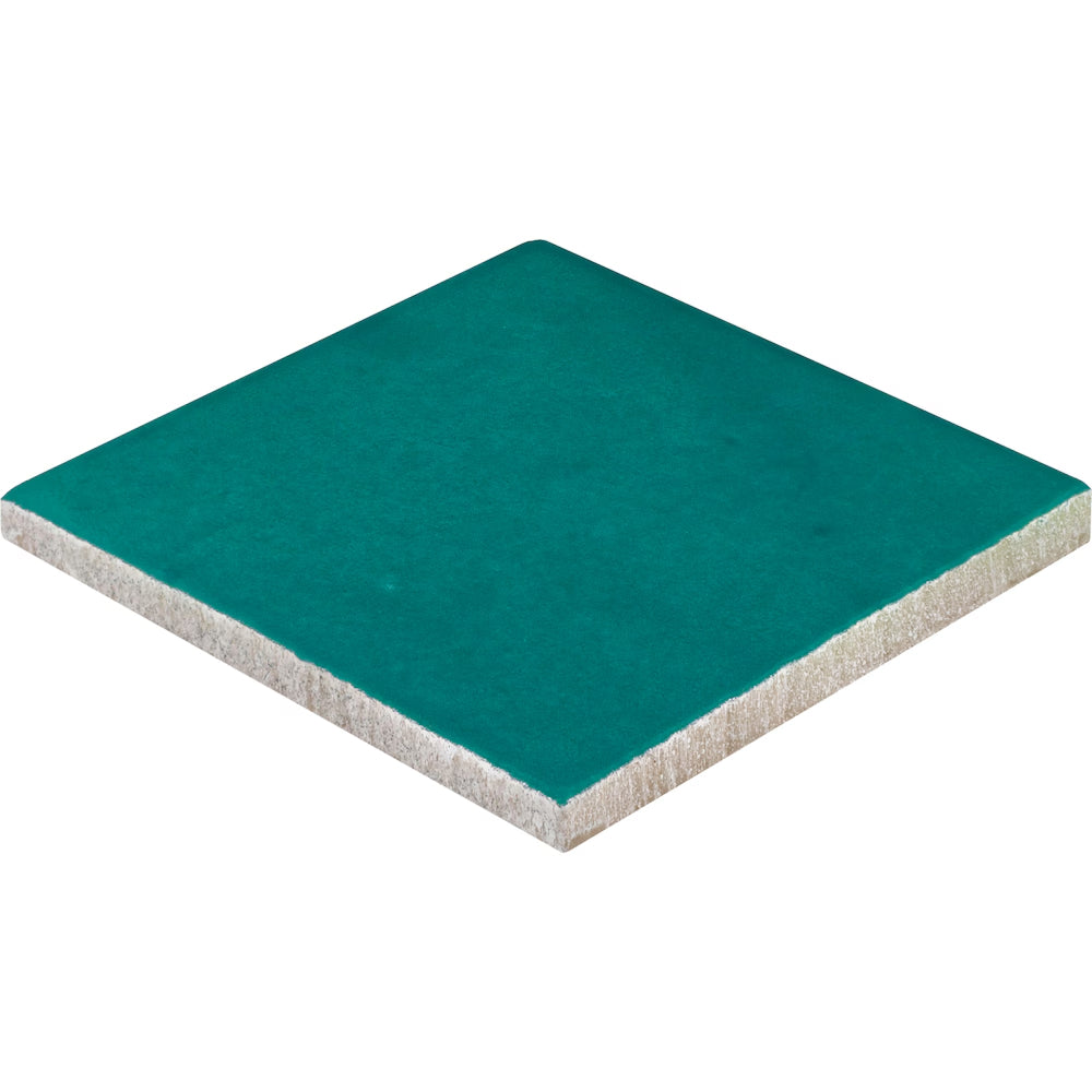 Dal Tile Zellige Neo Petrolio Glossy 4 in. x 4 in. Glazed Ceramic Undulated Wall Tile (5.67 Sq. Ft. / Case)