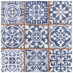 Load image into Gallery viewer, Merola Tile Faenza Azul 13 in. x 13 in. Ceramic Floor and Wall Tile (12.2 sq. ft./Case)
