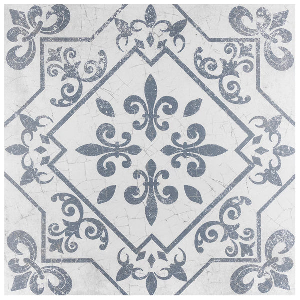 Merola Tile Atlantic Azul 17-5/8-inch x 17-5/8-inch Ceramic Floor and Wall Tile (15.33 sq. ft./Case)