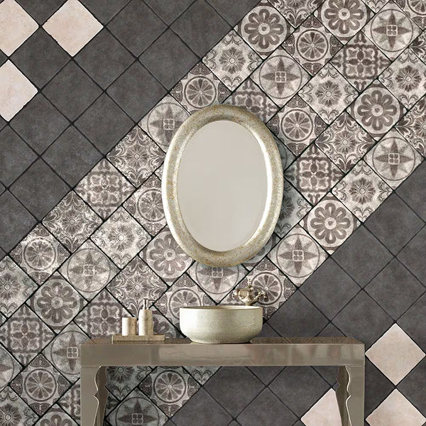Merola Tile Costa Grafito 7-3/4 in. x 7-3/4 in. Ceramic Floor and Wall Tile (11.11 sq. ft./Case)