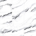 Load image into Gallery viewer, Modamo Mouro Polished White 24 in. x 24 in. Porcelain Floor and Wall Tile (15.49 sq. ft./Case)
