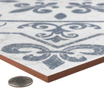 Load image into Gallery viewer, Merola Tile Atlantic Azul 17-5/8-inch x 17-5/8-inch Ceramic Floor and Wall Tile (15.33 sq. ft./Case)
