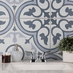 Load image into Gallery viewer, Merola Tile Amberes Azul II 13 in. x 13 in. Ceramic Floor and Wall Tile (15.85 Sq. Ft. / Case)

