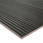 Charger l&#39;image dans la visionneuse de galerie, Carreaux muraux cannelés en céramique mate Urban Ridge Ebony de MSI, 16 po x 48 po, aspect bois (15,51 pi²/caisse)
