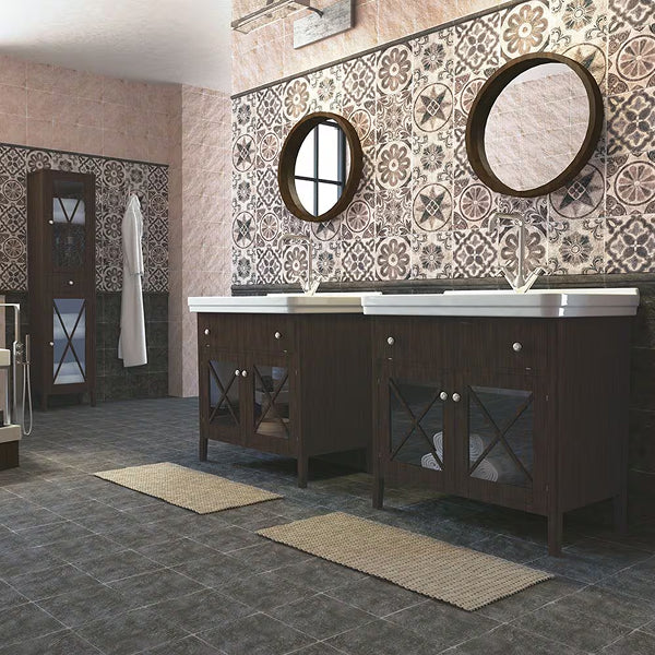 Merola Tile Costa Grafito 7-3/4 in. x 7-3/4 in. Ceramic Floor and Wall Tile (11.11 sq. ft./Case)