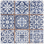 Load image into Gallery viewer, Merola Tile Faenza Azul 13 in. x 13 in. Ceramic Floor and Wall Tile (12.2 sq. ft./Case)
