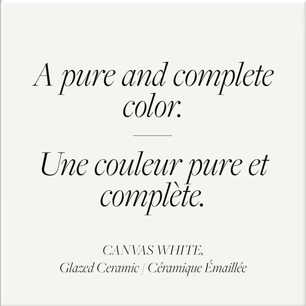 Carrelage mural en céramique pressée Anatolia, 4 po x 16 po, blanc mat (10,76 pi²/boîte)