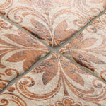 Load image into Gallery viewer, Merola Tile Costa Cendra Decor Dahlia Arena 7-3/4 inch x 7-3/4 inch Ceramic Floor and Wall Tile – 11.11 sq. ft. per Case, Glazed Textured Finish