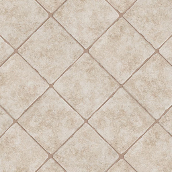 Merola Tile Costa Arena Ceramic Floor and Wall Tile 7.75 inch Width 7.75 inch Length 11.11 sq ft/case Matte Textured Finish