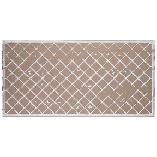 Merola Tile Deco Dubai Pearl Porcelain Wall Tile 0.31 inch Thick x 12.5 inch Wide x 24.5 inch Long – 10.96 sq. ft./Case, Textured Semi-Gloss Finish