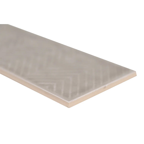 Metrola 3D Mix 4 in. x 12 in. Glossy Ceramic Subway Wall Tile