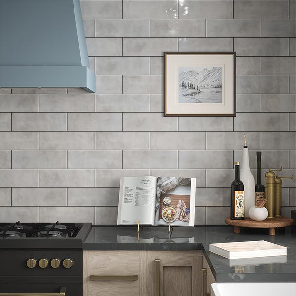 Jeffrey Court Heirloom White 4 in. x 12 in. Gloss Subway Ceramic Wall Tile (10.107 Sq. Ft./Case)