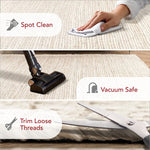 Charger l&#39;image dans la visionneuse de galerie, Tapis d&#39;intérieur rond en jute tissé à la main nuLOOM Rigo blanc cassé, 1,8 m
