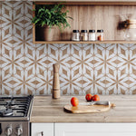 Load image into Gallery viewer, Merola Tile Llama Flower Loire Noce 8-5/8-inch x 9-7/8-inch Porcelain Floor and Wall Tile (11.5 sq. ft./Case)
