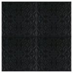 Load image into Gallery viewer, Merola Tile Triplex Valverde Black 7-3/4 in. x 7-3/4 in. Ceramic Wall Tile (11.11 sq. ft./Case)
