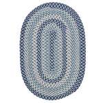 Load image into Gallery viewer, Colonial Mills Boston Common Capeside Blue 5 ft. x 7 ft. Oval Indoor Rug

