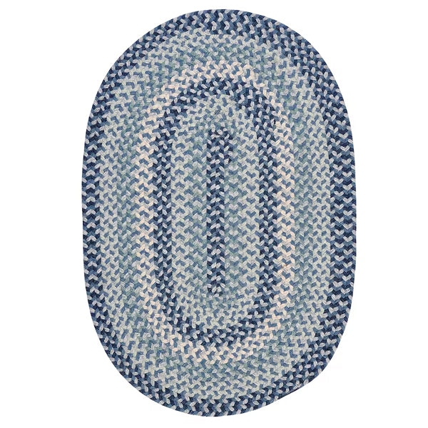 Colonial Mills Boston Common Capeside Blue 5 ft. x 7 ft. Oval Indoor Rug