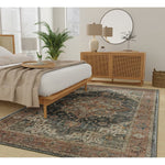 Charger l&#39;image dans la visionneuse de galerie, Tapis d&#39;intérieur StyleWell Distressed Antique Multi 7 pi 6 po x 9 pi
