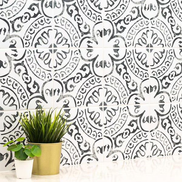 MSI Paloma Encaustic 8 in. x 8 in. Glazed Porcelain Tile (5.16 sq.ft./Case)