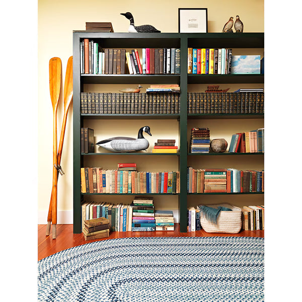 Colonial Mills Boston Common Capeside Blue 5 ft. x 7 ft. Oval Indoor Rug