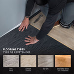 Load image into Gallery viewer, Roberts Moisture Barricade 6 mil Polyethylene Film for Vinyl, Laminate, SPC, Engineered Wood, 120 sq. ft. Roll
